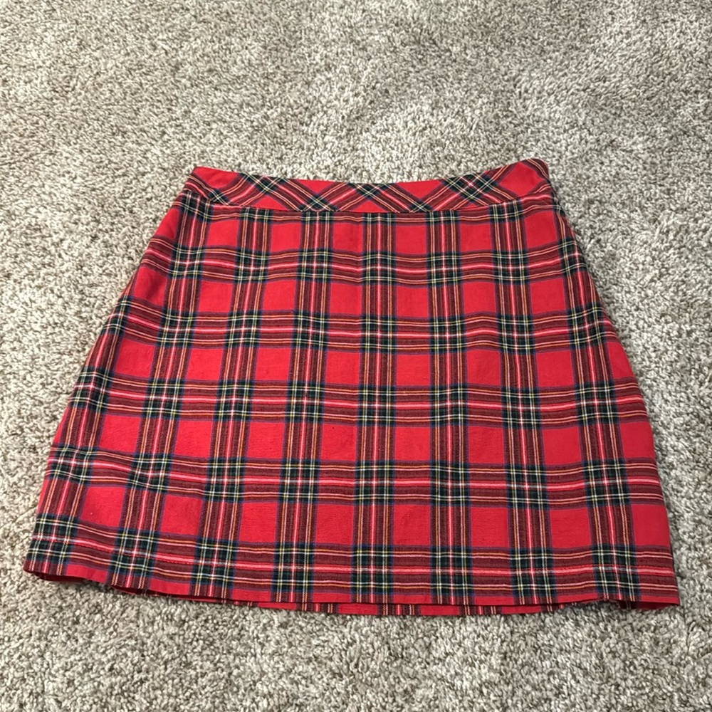 English factory plaid mini skirt VICI Small EUC